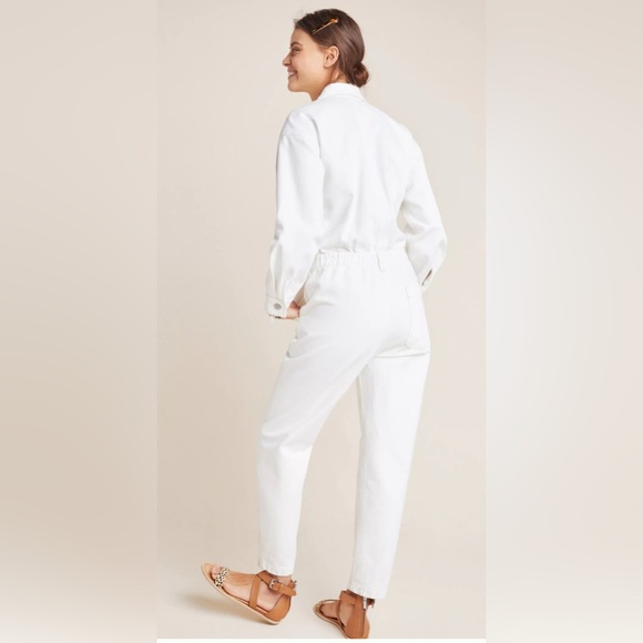 Citizens of Humanity ecru off white Marta Utility Jumpsuit XS - Picture 3 of 14